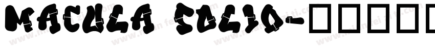 Macula Solid字体转换